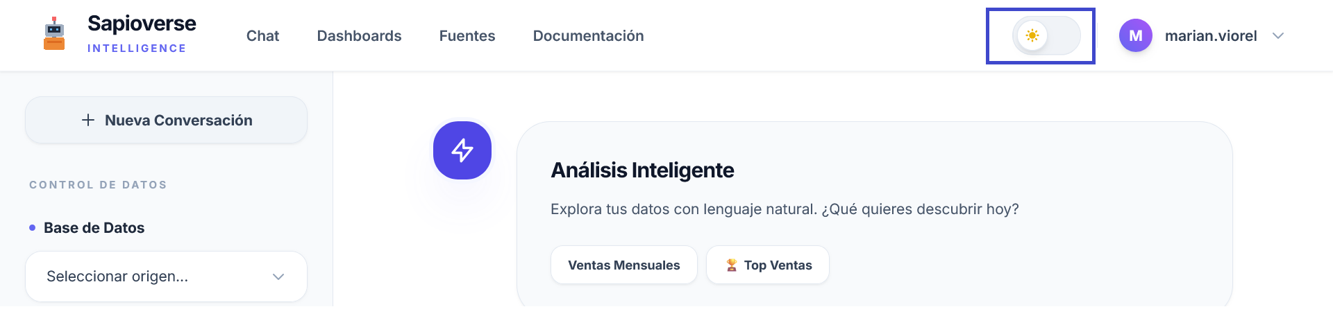Modo Oscuro